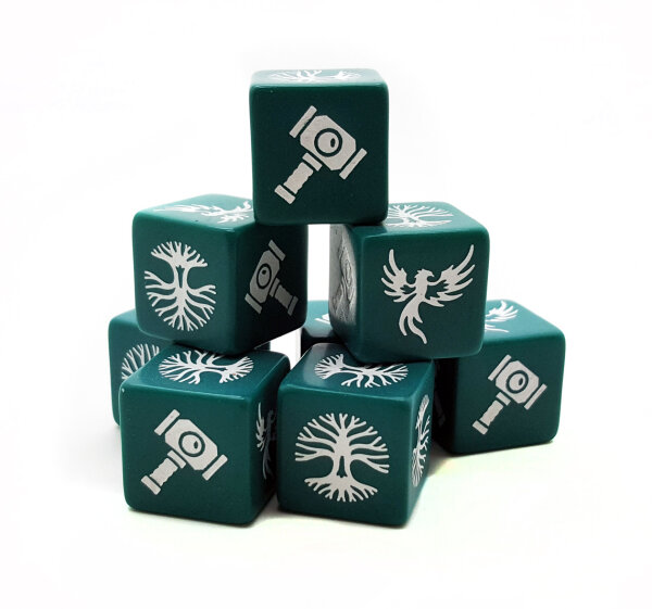 Saga: Age of Magic - Forces of Order Dice (8)