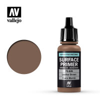 Vallejo Surface Primer: Leather Brown 17ml