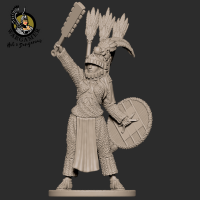 Atotoztli, the Aztec Warrior (28mm)