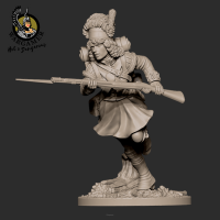 Fiona from the 42nd Higlanders (28 mm)