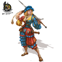 Greta, the Landsknecht (28mm)