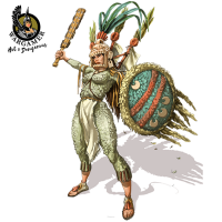 Atotoztli, the Aztec Warrior (54mm)