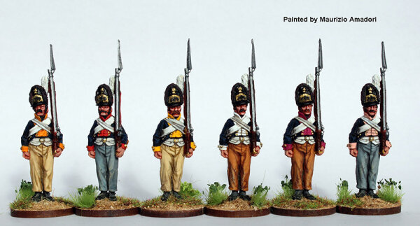 Grenadiers Standing to Attention (Swedish Cuffs)