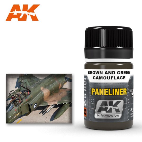 Paneliner: Brown and Green Camouflage