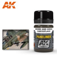 Paneliner: Brown and Green Camouflage