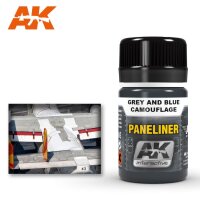 Paneliner: Grey and Blue Camouflage