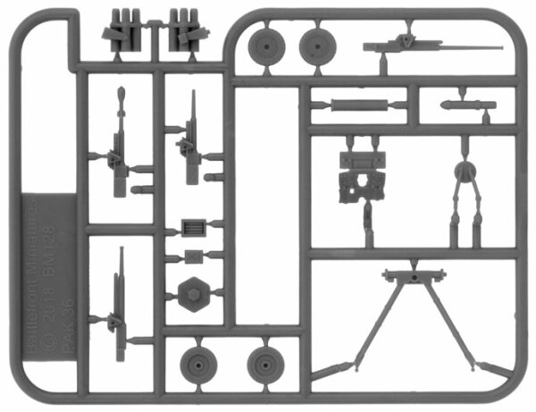 Nebelwerfer & 3.7cm Anti-Tank Gun Sprue