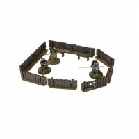 Russian Village: Short Rustic Fence