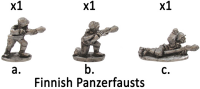 Finnish Panzerfausts (x3)