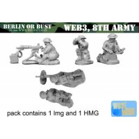8th Army British Bren Gun Team, Vickers Team