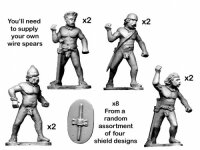 Ancient Celts: Naked Warriors with Spears