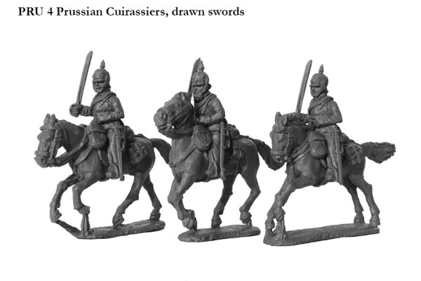 Franco-Prussian War 1870-71: Cuirassiers - drawn Swords