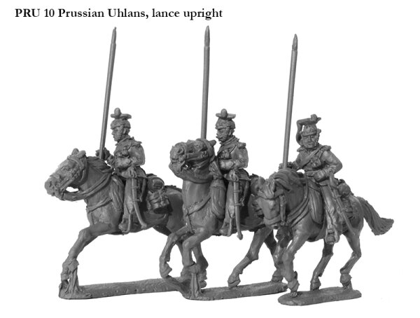 Franco-Prussian War 1870-71: Uhlans - Lances Upright