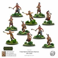 Mythic Americas: Mohawk Warriors With Clubs