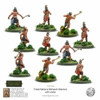 Mythic Americas: Mohawk Warriors With Clubs