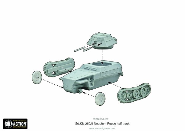 Sd.Kfz 250/9 Neu 2cm Recce Half-Track