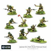Japanese Army Teishin Shudan Paratroopers Squad