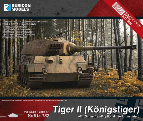 Tiger II (Königstiger) with Zimmerit