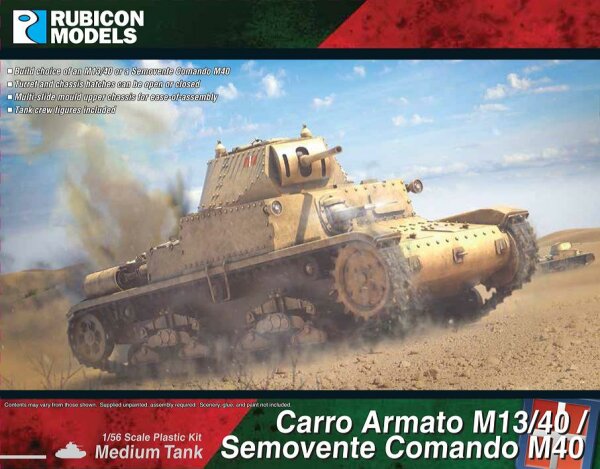 Medium Tank Carro Armato M13/40 / Semovente Comando M40