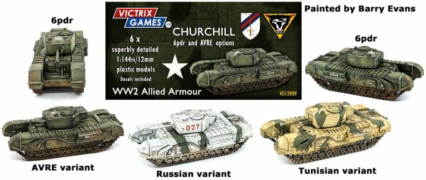12mm Churchill (6pdr & AVRE Options)