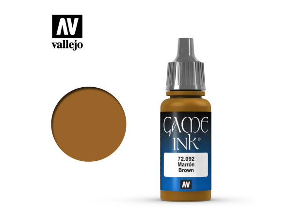 Vallejo: Game Colour - 72.092 Brown Ink