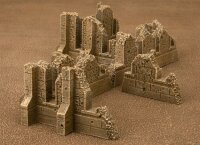 Battlefield in a Box: Gothic Battlefields - Ruined Walls (Sandstone)
