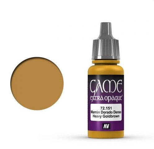 Vallejo: Game Colour - Extra Opaque: 72.151 Heavy Gold Brown