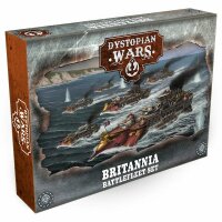 Dystopian Wars: Crown - Britannia Battlefleet Set