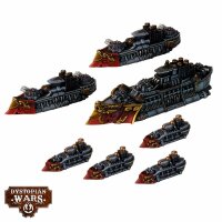 Dystopian Wars: Crown - Britannia Battlefleet Set