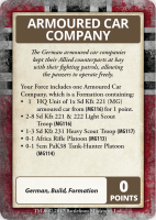 Afrika Korps Command Cards