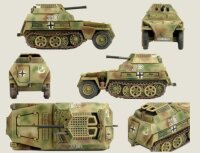 SdKfz 250 Scout Troop (LW-Heer/SS)