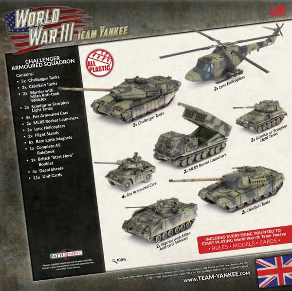 Metal Team Yankee WWIII 1/100 British Tank Commander 