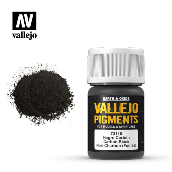 Vallejo: Pigmente - 16 Carbon Black (73.116)
