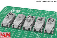 1/72nd German SdKfz 250 Neu Halftrack (x3)