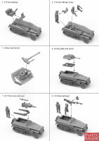 1/72nd German SdKfz 250 Neu Halftrack (x3)