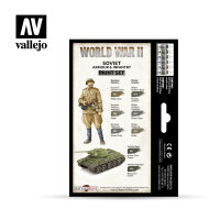 Vallejo: World War II Paint Set - Soviet Armour & Infantry