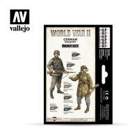 Vallejo: World War II Paint Set - German Infantry