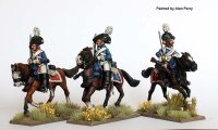 Dragoons Galloping, Swords Shouldered (Square Saddlecloths)