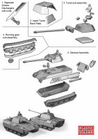 15mm German Panther Ausf. D, A and G (x5)