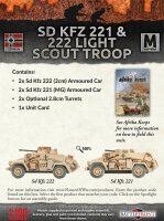 SdKfz 221 & 222 Light Scout Troop (MW/Afrika)