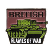 British Flames Of War Collectors Pin