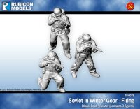 Soviet Infantry in Winter Gear Firing