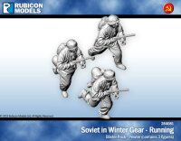 Soviet Infantry in Winter Gear Running