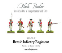 American War of Independence: British Infantry Regiment