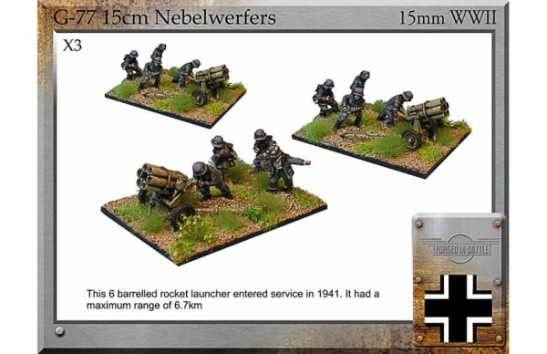 15cm Nebelwerfers & Crew (x3)