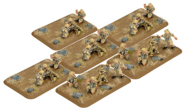 Desert Rats MMG Platoon & Mortar Section