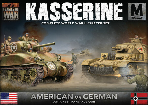 Kasserine: Complete World War II Starter Set - American vs. German