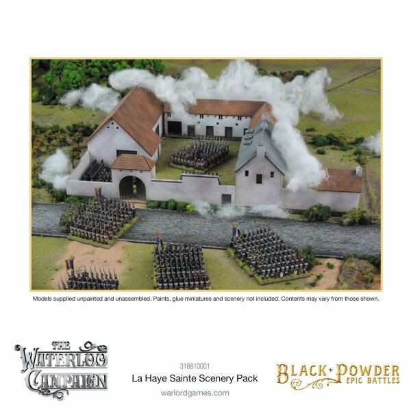 Black Powder Epic Battles: Waterloo - La Haye Sainte Scenery Pack (15mm)