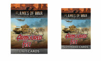 British Armoured Fist Unit and Command Cards