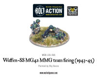 Waffen-SS MG42 MMG Team Firing (1943-1945)